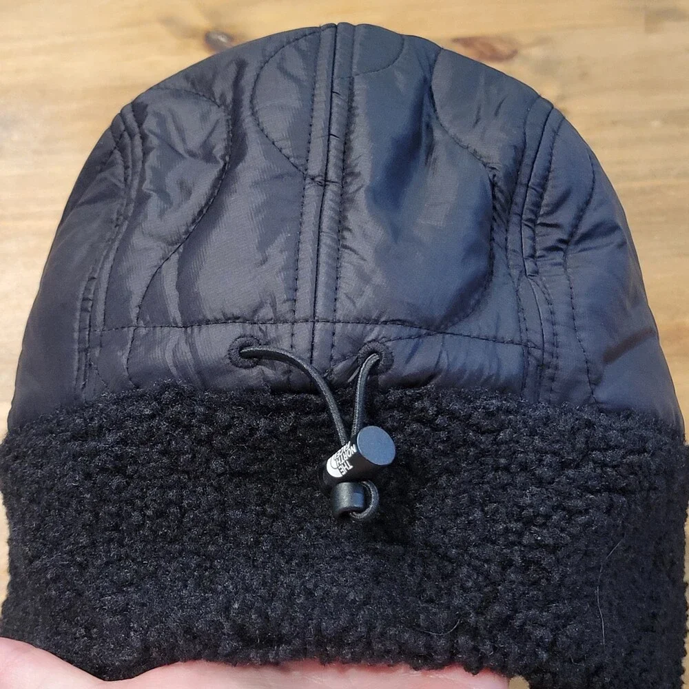 The North Face Trapper Panel Hat Size L/XL Adjustable Sherpa Nylon Ear Flaps
